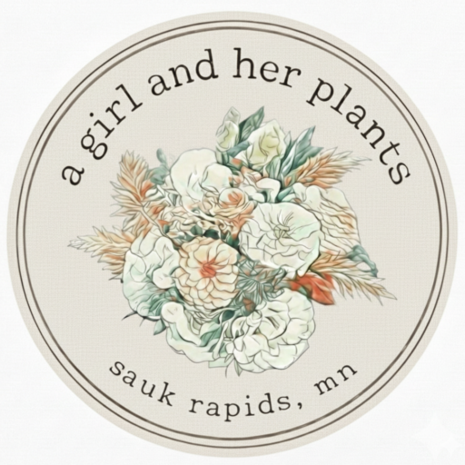 A Girl and Her Plants